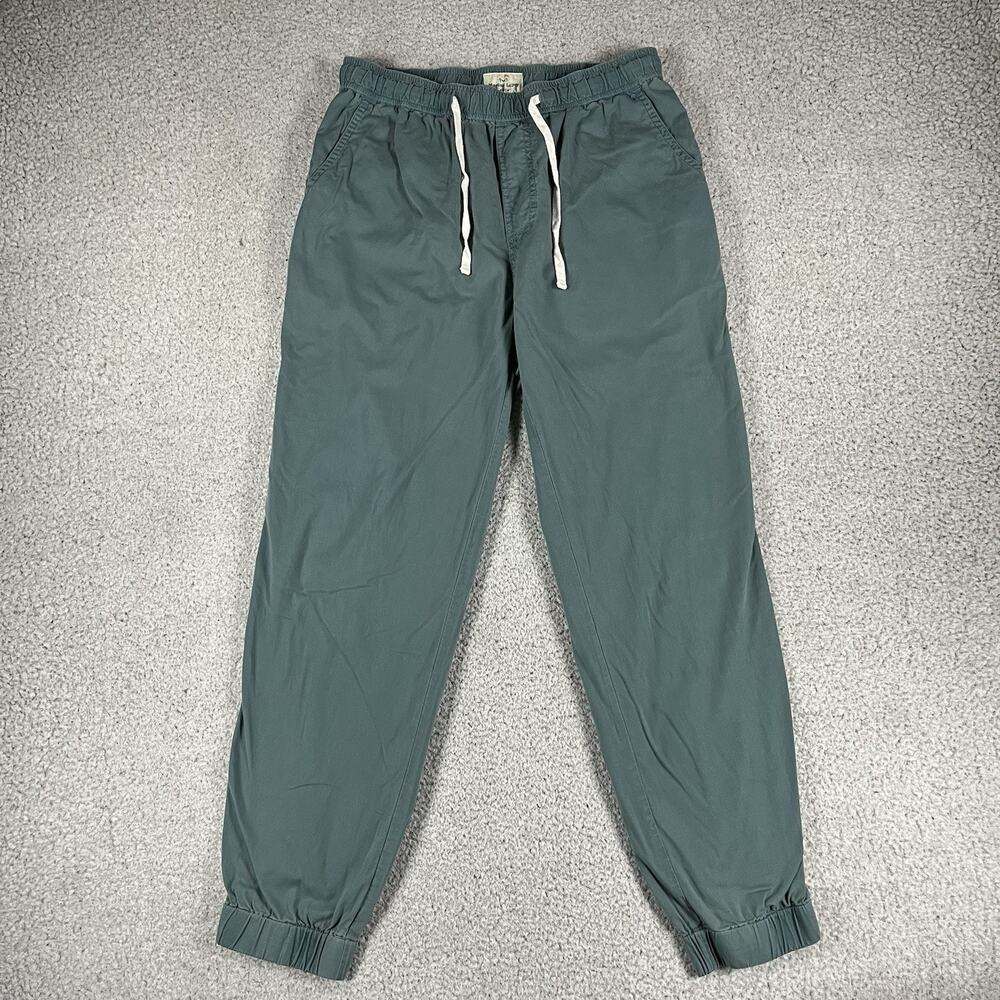 Marine Layer Sweatpants Mens M Green Drawstring Tapered Joggers